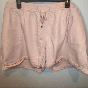 OLD NAVY - Rose Linen Mixture Shorts   Sz XXL